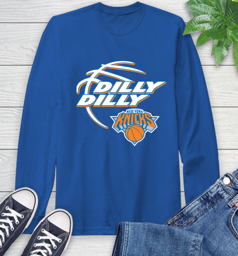 NBA New York Knicks Dilly Dilly Basketball Sports Long Sleeve T-Shirt 9
