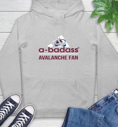 NHL A Badass Colorado Avalanche Fan Adidas Hockey Sports Hoodie - Image 7
