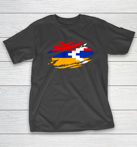 Artsakh Flag Proud Artsakh Support Artsakh Strong Armenia T-Shirt