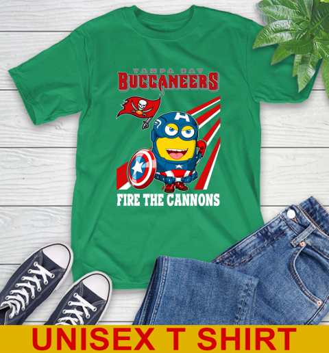 NFL Football Tampa Bay Buccaneers Captain America Marvel Avengers Minion Shirt T-Shirt 7