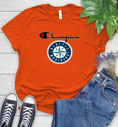 MLB Baseball Seattle Mariners Champion Shirt Women's T-Shirt 2