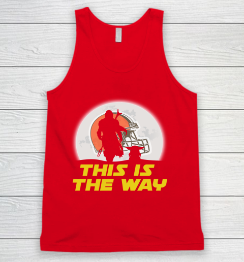 Cleveland Browns NFL Football Star Wars Yoda And Mandalorian This Is The Way Tank Top 5