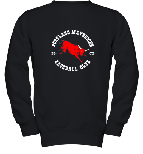 Portland Shirt Cows Mavericks Baseball Vintage For Awesome Youth Sweatshirt