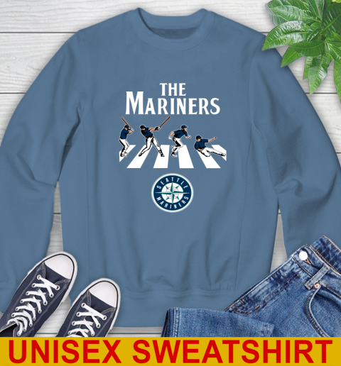 MLB Baseball Seattle Mariners The Beatles Rock Band Shirt Sweatshirt 10