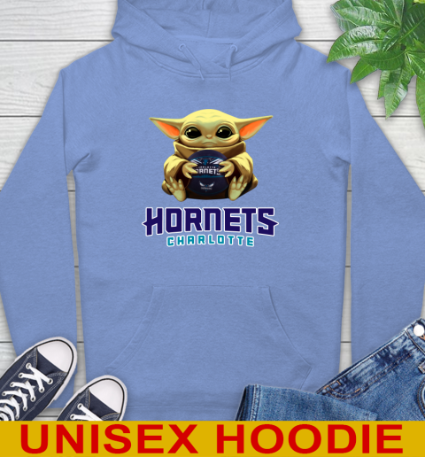 NBA Basketball Charlotte Hornets Star Wars Baby Yoda Shirt 23