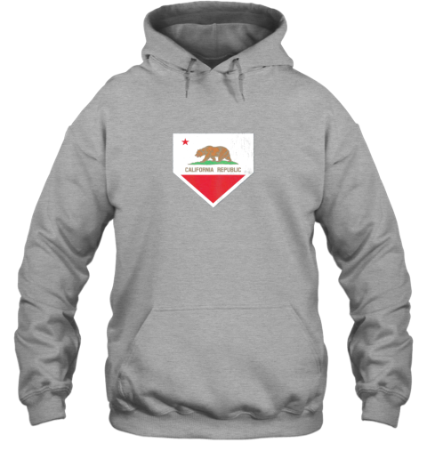 uy2w vintage baseball home plate with california state flag hoodie 23 front sport grey