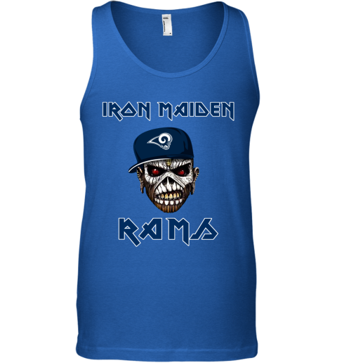 NFL Los Angeles Rams Iron Maiden Rock Band Music Football Sports 6qyV84uktoP unisex tank 17 95 151514 front royal
