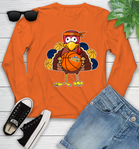 Denver Nuggets Turkey thanksgiving day Youth Long Sleeve 4