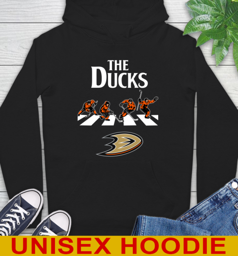 NHL Hockey Anaheim Ducks The Beatles Rock Band Shirt Hoodie