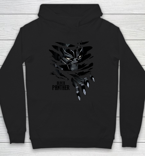 Marvel Black Panther Scratch Through Graphic Hoodie
