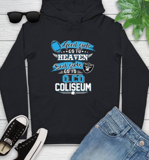 Oakland Raiders NFL Bad Girls Go To O.Co Coliseum Shirt Youth Hoodie