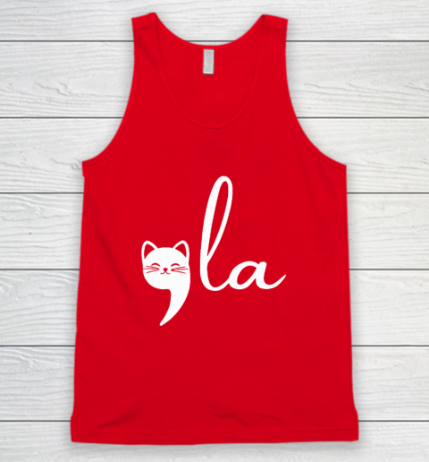 Cat Comma La Kamala Harris For President 2024 Election Tank Top 4
