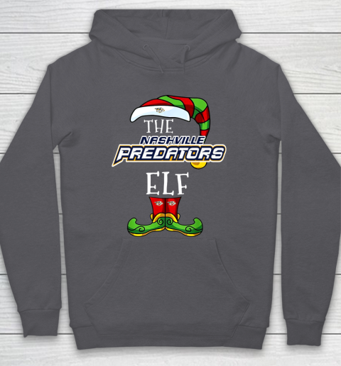 Nashville Predators Christmas ELF Funny NHL Hoodie 4