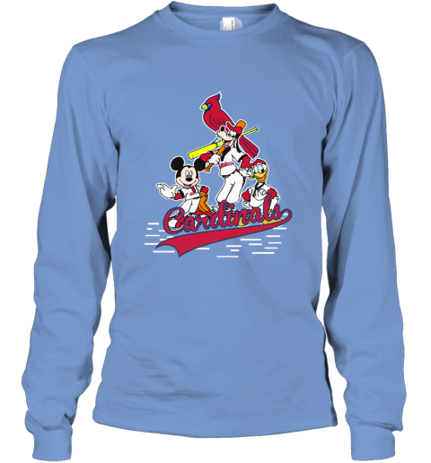MLB St.Louis Cardinals Mickey Mouse Donald Duck Goofy Baseball T Shirt -  Rookbrand