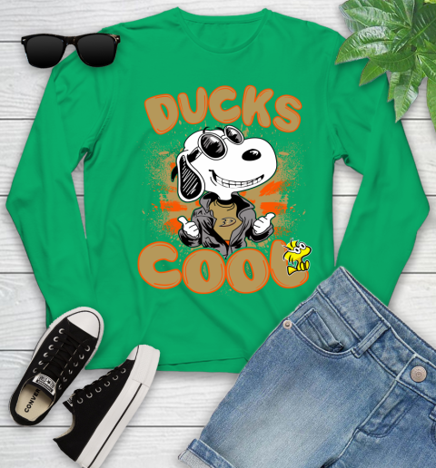 NHL Hockey Anaheim Ducks Cool Snoopy Shirt Youth Long Sleeve 6