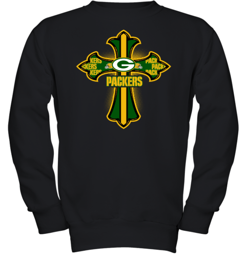 NFL Green Crusader Cross Green Bay Packers Long Sleeve T-Shirt - Rookbrand