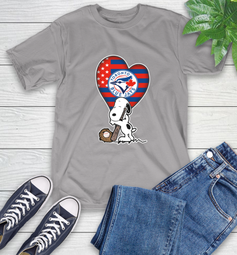 Toronto Blue Jays MLB Baseball The Peanuts Movie Adorable Snoopy T-Shirt 6