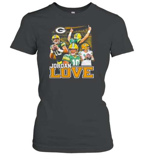 Jordan Love Green Bay Packers Notorious Player Women's T-Shirt