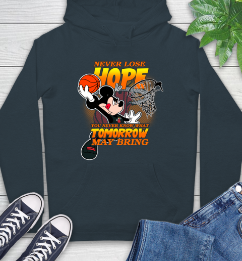 Miami Heat NBA Basketball Mickey Disney Never Lose Hope Hoodie 7