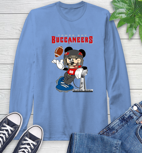 NFL Tampa Bay Buccaneers Mickey Mouse Disney Super Bowl Football T Shirt Long Sleeve T-Shirt 11