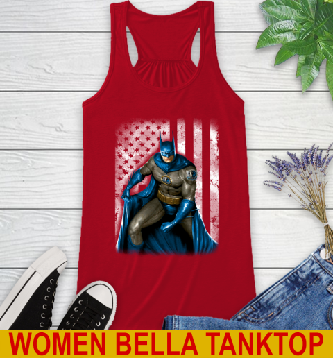 Dallas Mavericks NBA Basketball Batman DC American Flag Shirt Racerback Tank 4