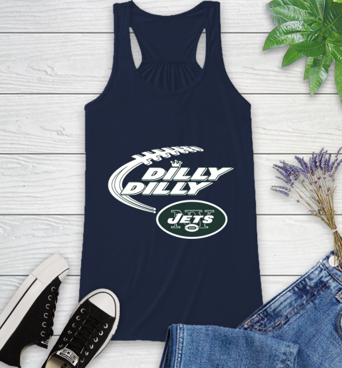 NFL New York Jets Dilly Dilly Football Sports Racerback Tank 12