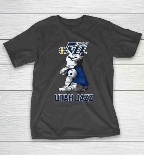NBA Basketball My Cat Loves Utah Jazz T-Shirt