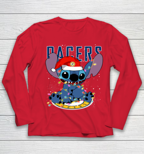 Indiana Pacers NBA noel stitch Basketball Christmas Youth Long Sleeve 7
