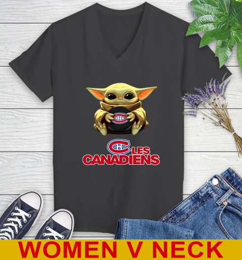 NHL Hockey Montreal Canadiens Star Wars Baby Yoda Shirt 85