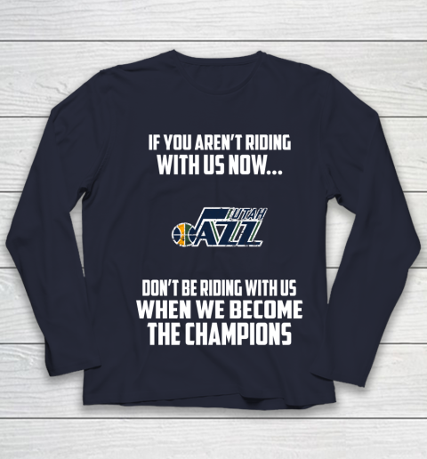 NBA Utah Jazz Basketball We Become The Champions Youth Long Sleeve 2