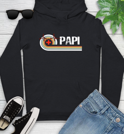 Nurse Shirt Vintage Retro Nurse Papi Tee Funny Papi Father's Day Gift T Shirt Youth Hoodie