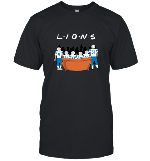 The Detroit Lions Together F.R.I.E.N.D.S NFL Unisex Jersey Tee