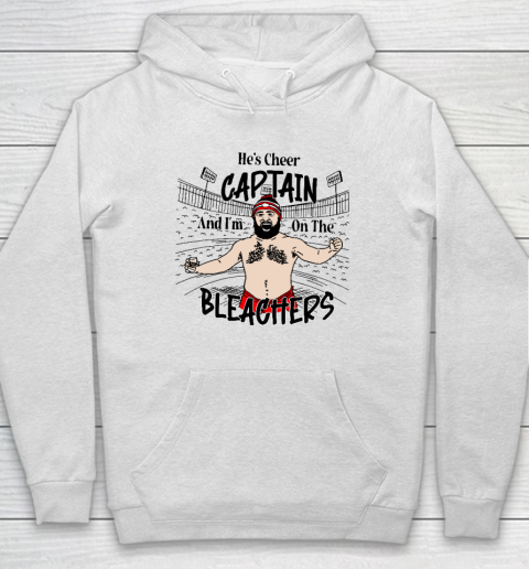 Touchdown He's Cheer Captain I'm On The Bleachers Hoodie