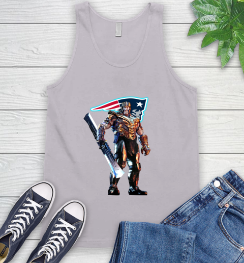 NFL Thanos Gauntlet Avengers Endgame Football New England Patriots Tank Top 4