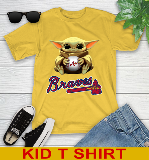MLB Baseball Atlanta Braves Star Wars Baby Yoda Shirt 108