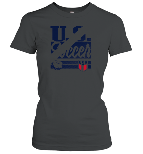 US Soccer Store Outerstuff USA Classico Tri Blend Grey Women's T-Shirt