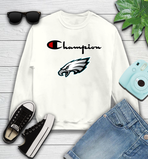 NFL Football Philadelphia Eagles Champion Shirt Youth Sweatshirt