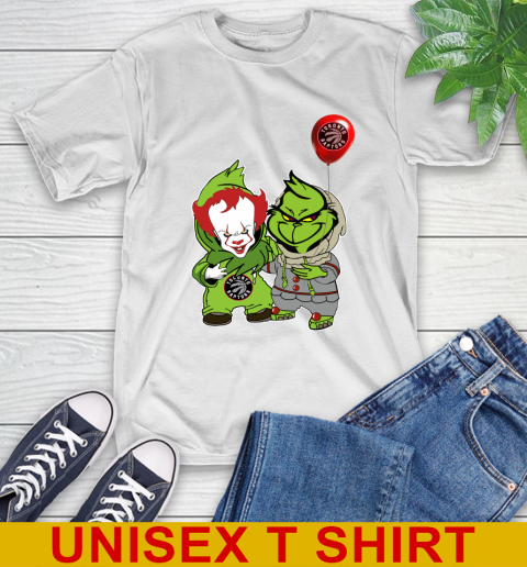 Toronto Raptors Baby Pennywise Grinch Christmas NBA Basketball T-Shirt