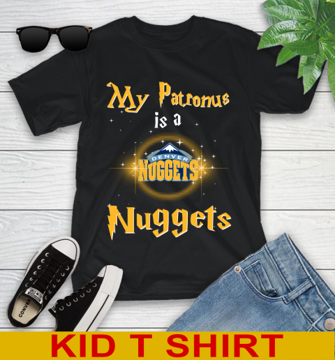 NBA Basketball Harry Potter My Patronus Is A Denver Nuggets Youth T-Shirt