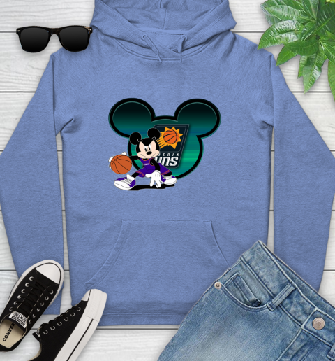 NBA Phoenix Suns Mickey Mouse Disney Basketball Youth Hoodie 12