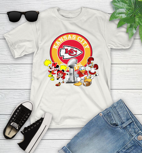 Kansas City Chiefs super bowl 2019 2020 mickey mouse minnie mouse donald duck daisy duck football shirt 102