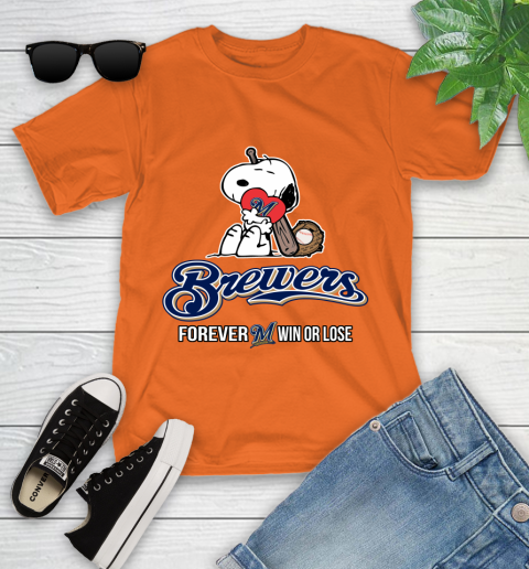 MLB The Peanuts Movie Snoopy Forever Win Or Lose Baseball Milwaukee Brewers 109