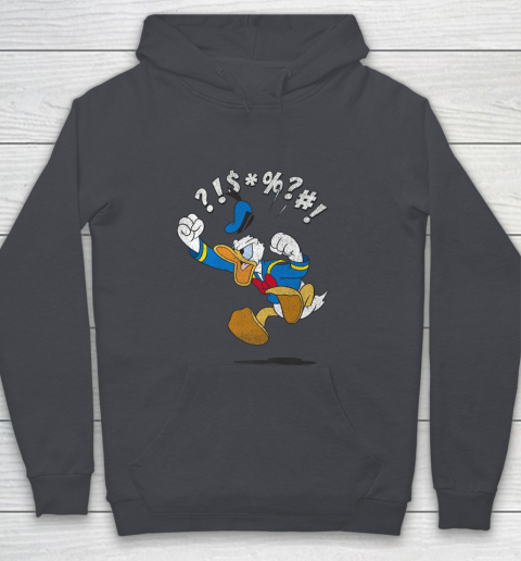 Disney Mickey And Friends Donald Angry Jump Youth Hoodie 5