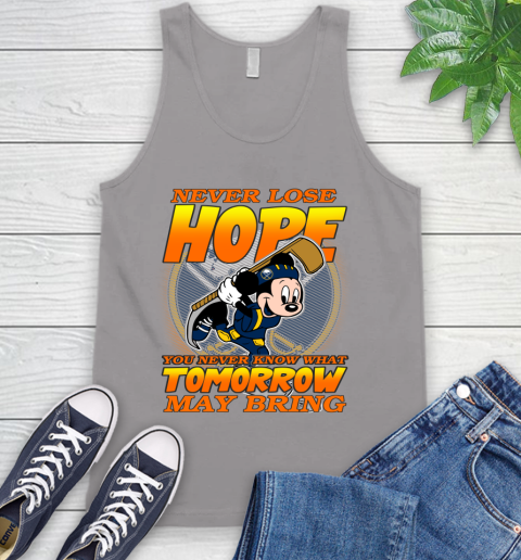 Buffalo Sabres NHL Hockey ootball Mickey Disney Never Lose Hope Tank Top 3