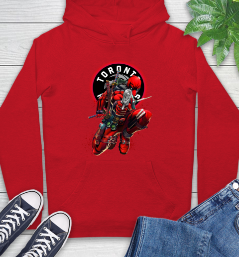 NBA Deadpool Marvel Comics Sports Basketball Toronto Raptors Hoodie 10