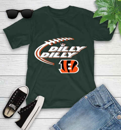 NFL Cincinnati Bengals Dilly Dilly Football Sports Youth T-Shirt 5