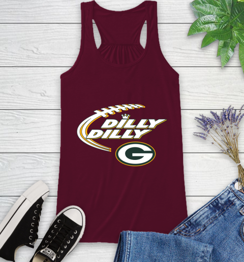 NFL Green Bay Packers Dilly Dilly Football Sports Racerback Tank 3