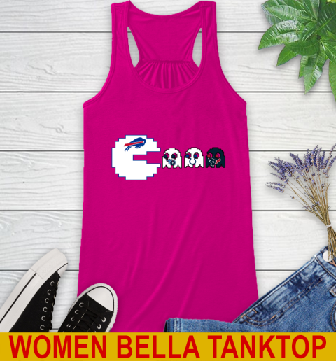 Buffalo Bills NFL Football Pac Man Champion Racerback Tank 8