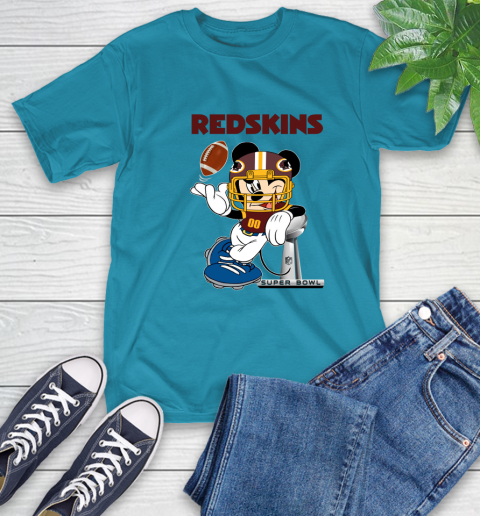 NFL Washington Redskins Mickey Mouse Disney Super Bowl Football T Shirt T-Shirt 20