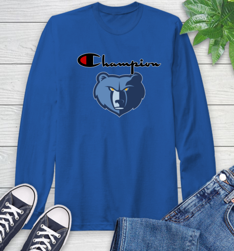 NBA Basketball Memphis Grizzlies Champion Shirt Long Sleeve T-Shirt 7